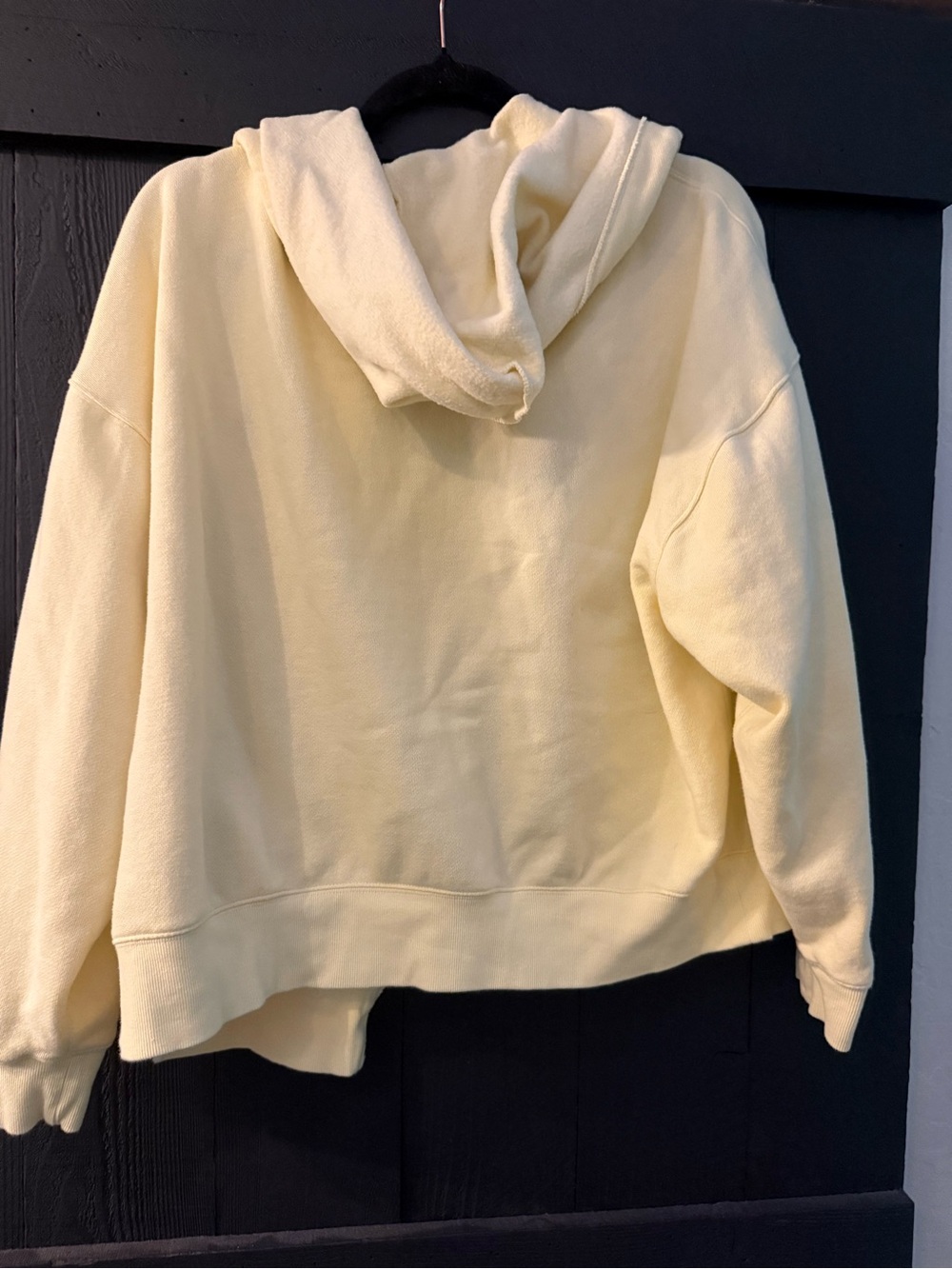 PINK Victoria's Secret Pale Yellow Zip-Up Hoodie - Picture 3 of 3